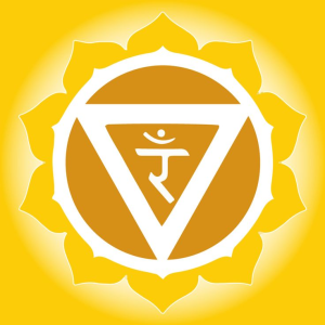 Símbolo del Chakra Plexo Solar: Representa el poder personal, la autoestima y la confianza en uno mismo en la tradición de los chakras.