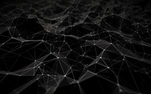 Red de neuronas interconectadas, representando la actividad cerebral y el proceso intuitivo.